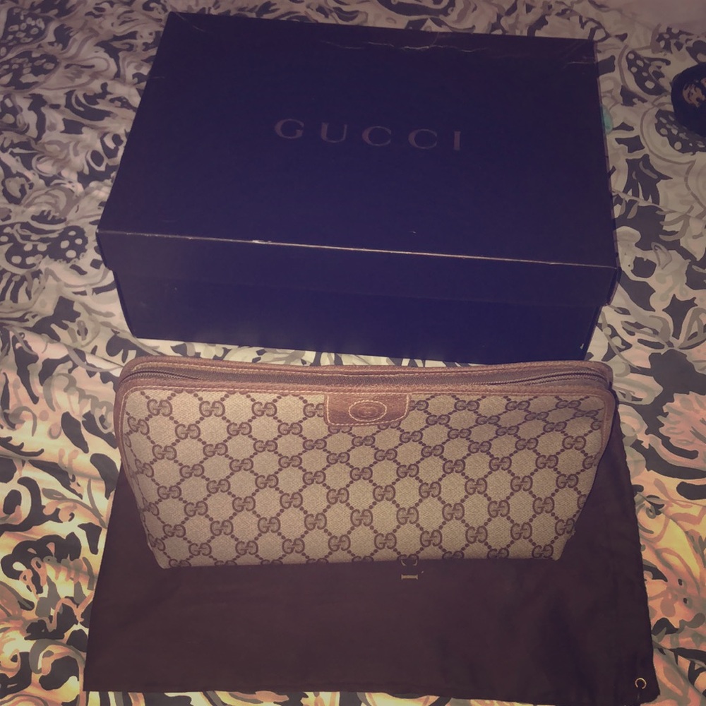 Gucci makeup bag